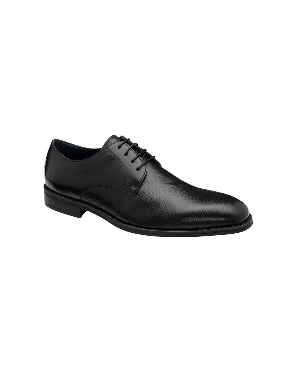 Lotus Black 'Ripon' Leather Lace-Up Shoes for men