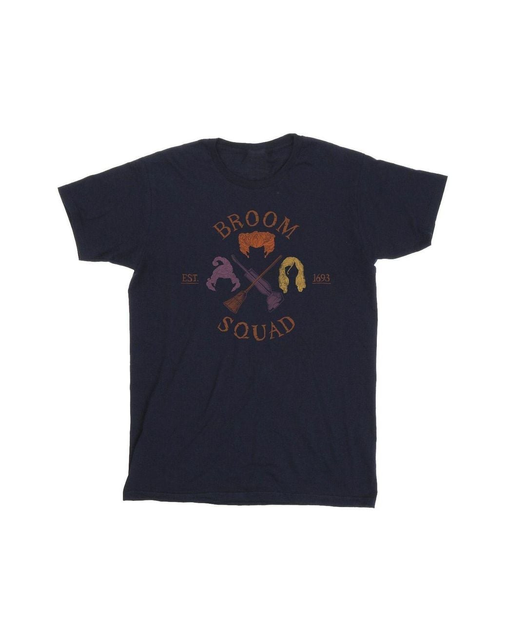 Disney Blue Hocus Pocus Broom Squad 93 T-Shirt for men
