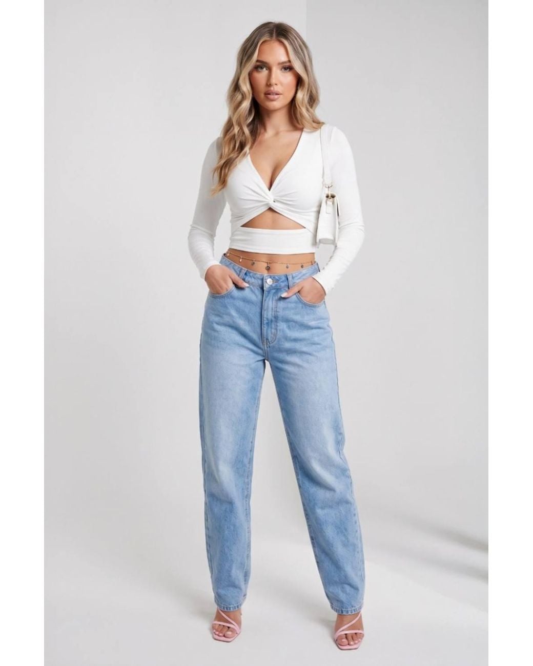 Stylewise Blue Twist Knot Cut Out