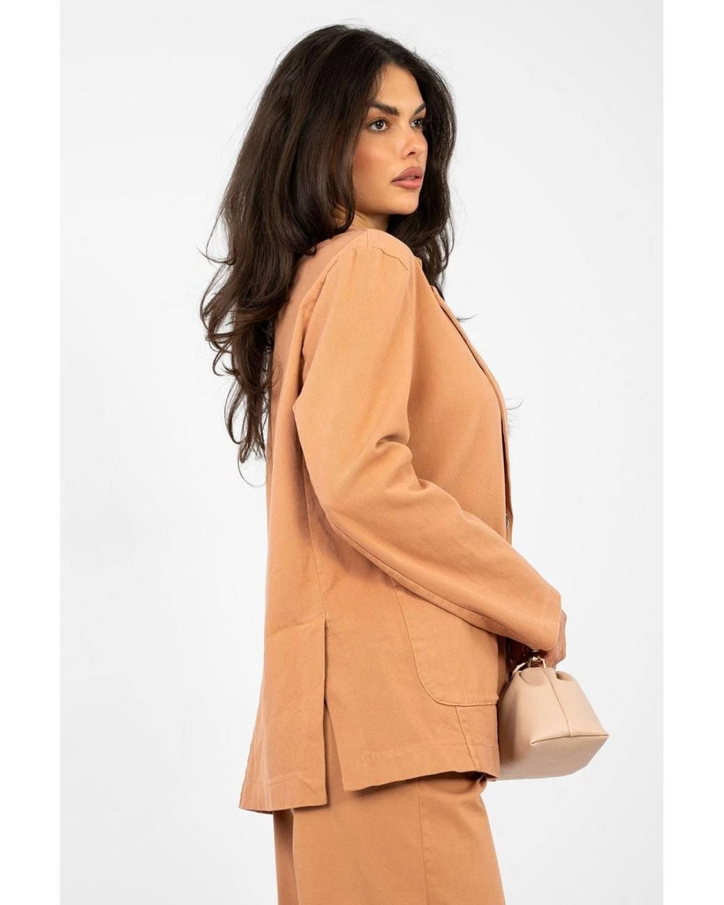 Love Lace Multicolor Paris Rue Cotton Denim Blazer With Elastane