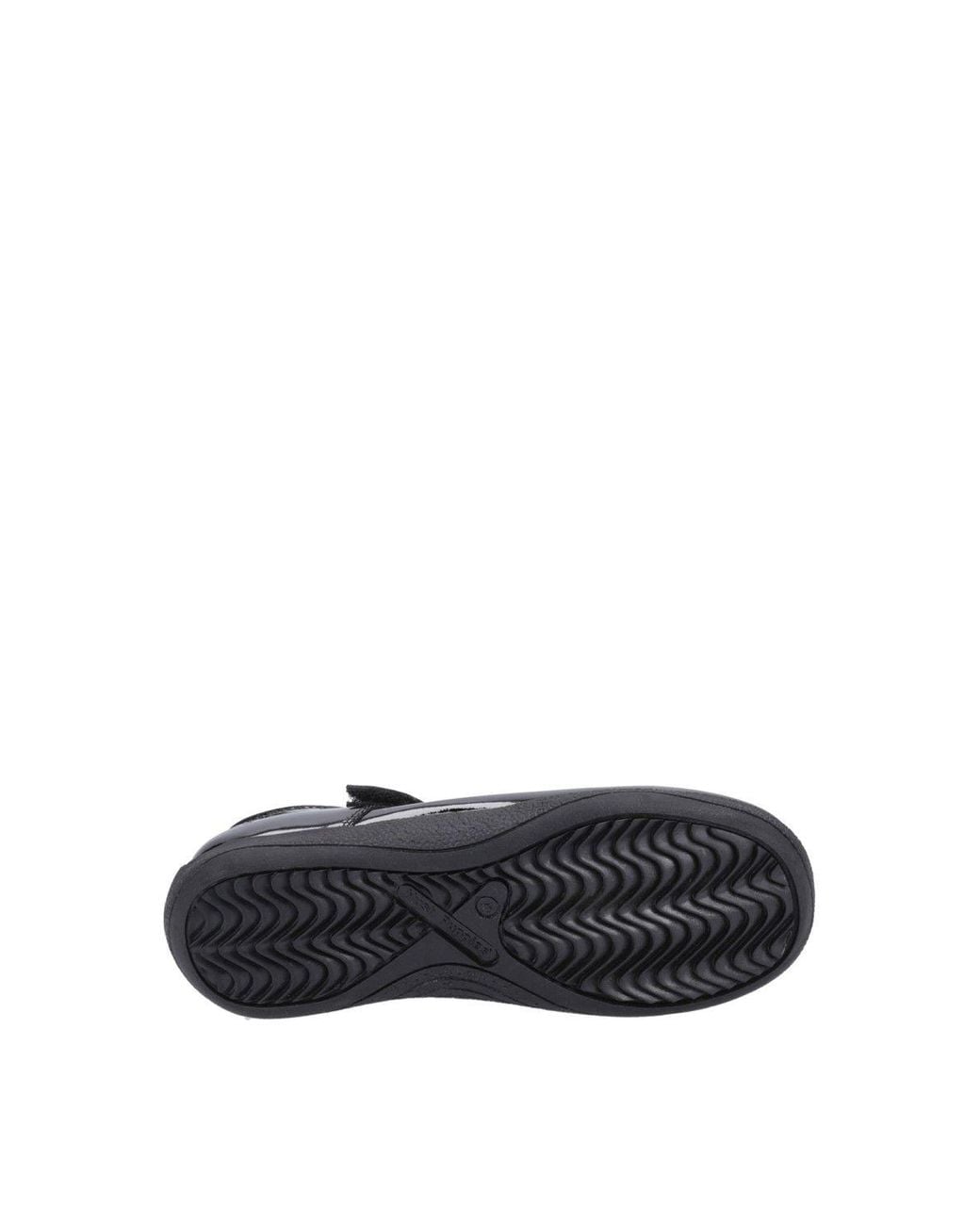 Hush Puppies Black Christina Patent Senior Shoe