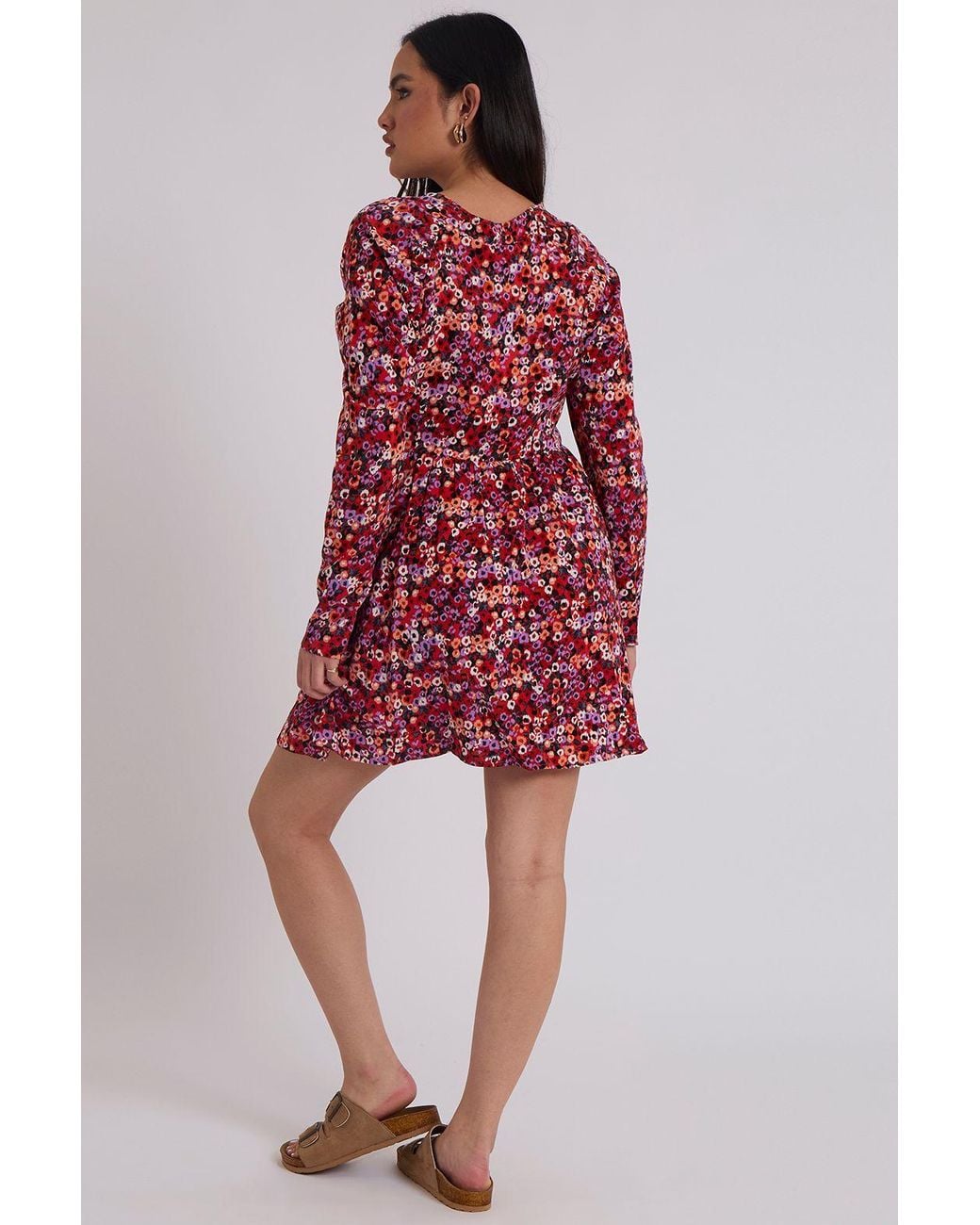 Urban Bliss Red Empire Line Dress