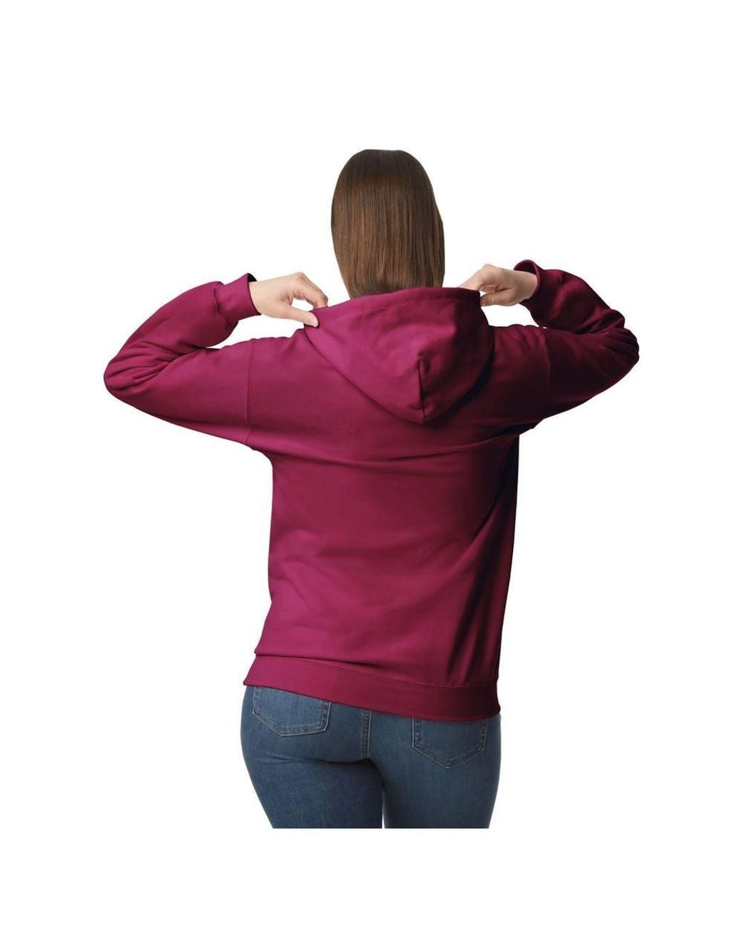 Gildan Red Softstyle Fleece Midweight Hoodie