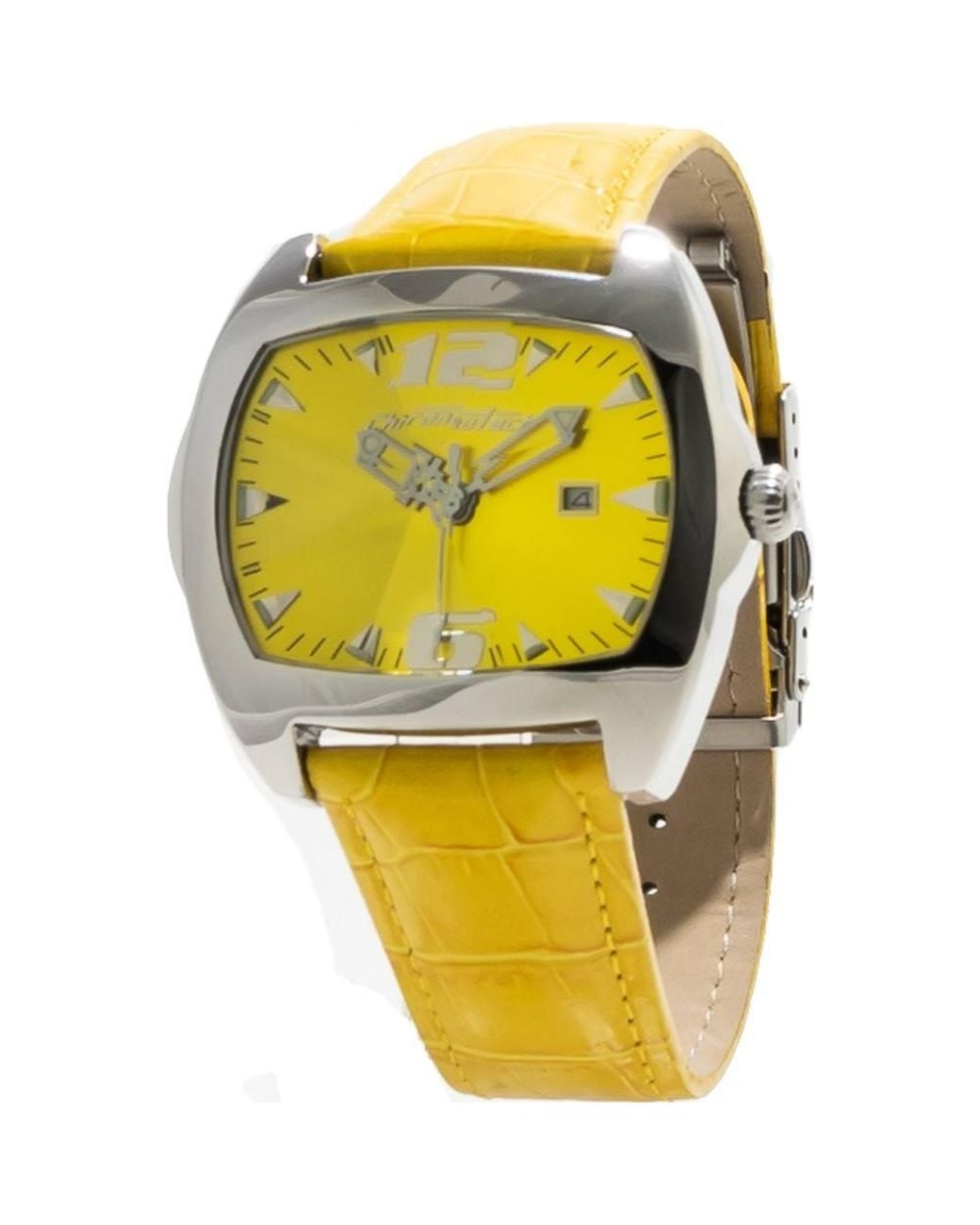 Chronotech Yellow Ct2188M-05 45Mm Quartz Watch