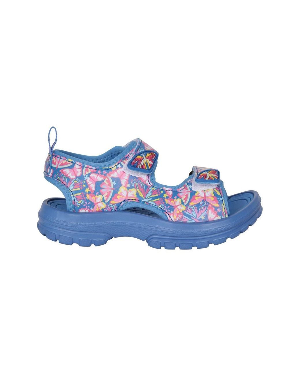 Mountain Warehouse Blue 'Sand' Soft Lined Cushioned Lightweight Open Toe Touch Strap Sandals