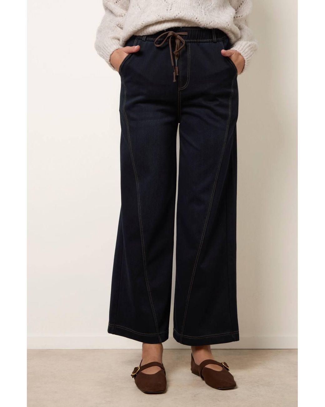 Blue Vanilla Blue Elasticated Waist Jeans