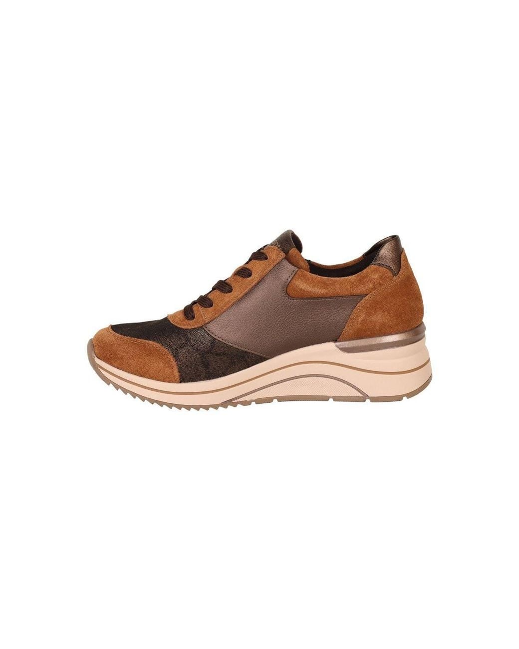 Remonte Brown 'Orkney' Wedge Trainers