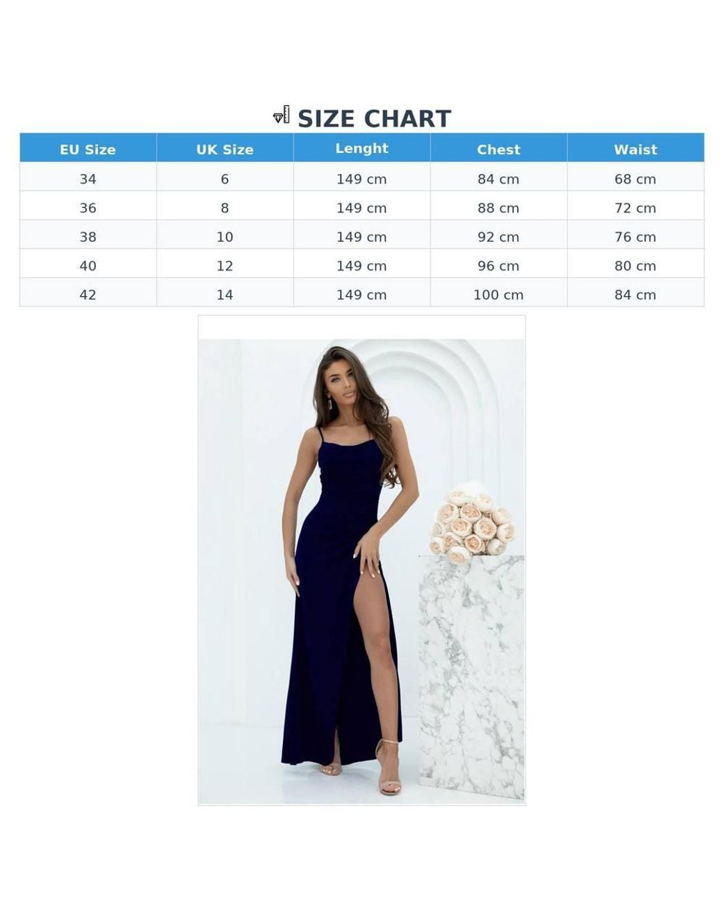 Love Lace Blue Cotton Strappy Bodycon Dress With Zip