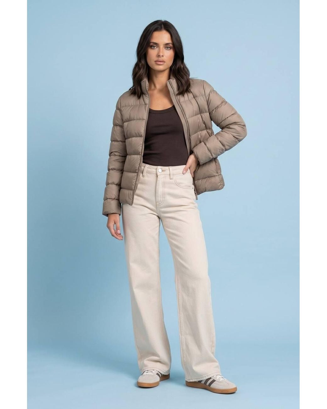Urban Bliss Blue Compact Puffer Jacket