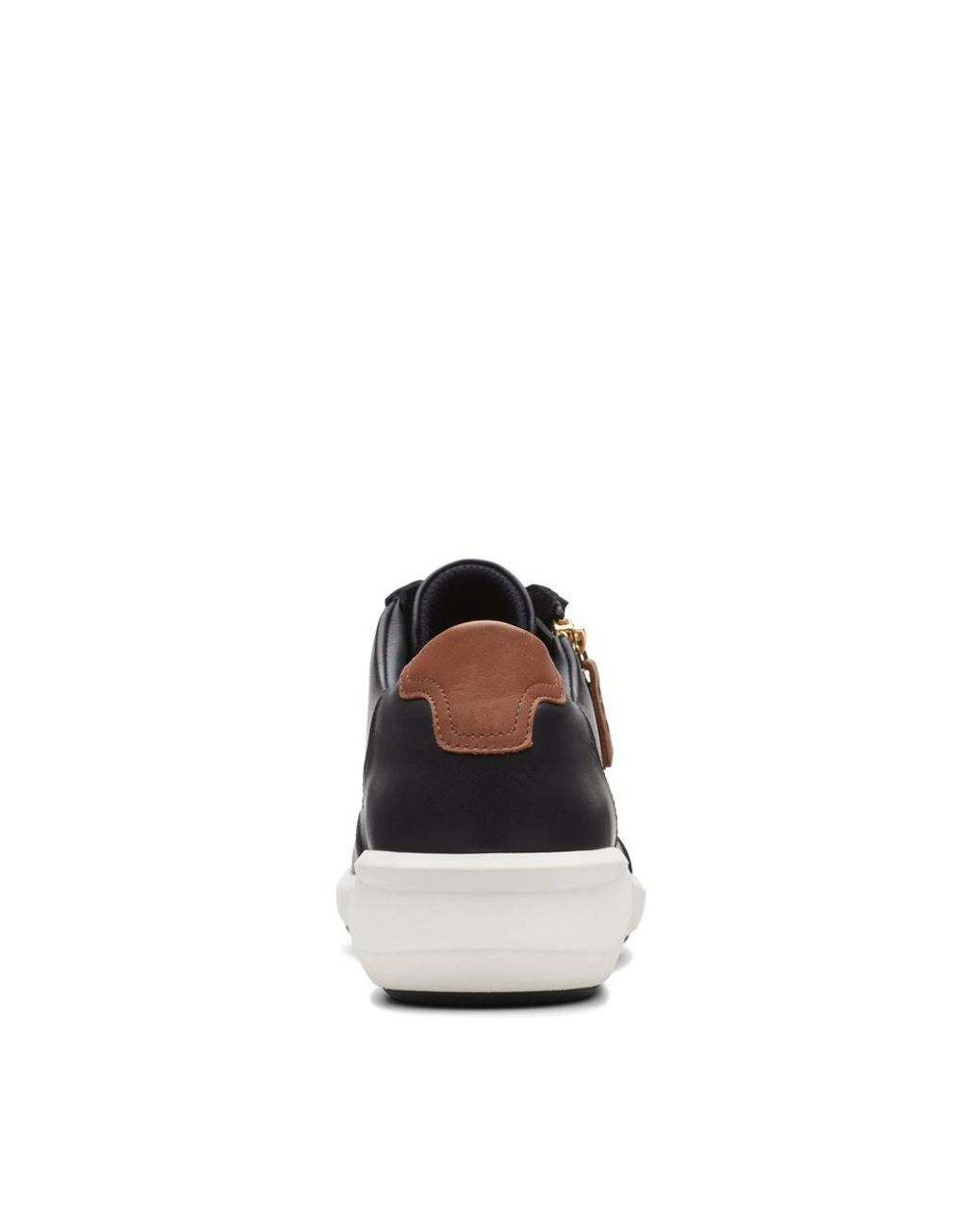 Clarks Blue Un Rio Zip Leather Trainers