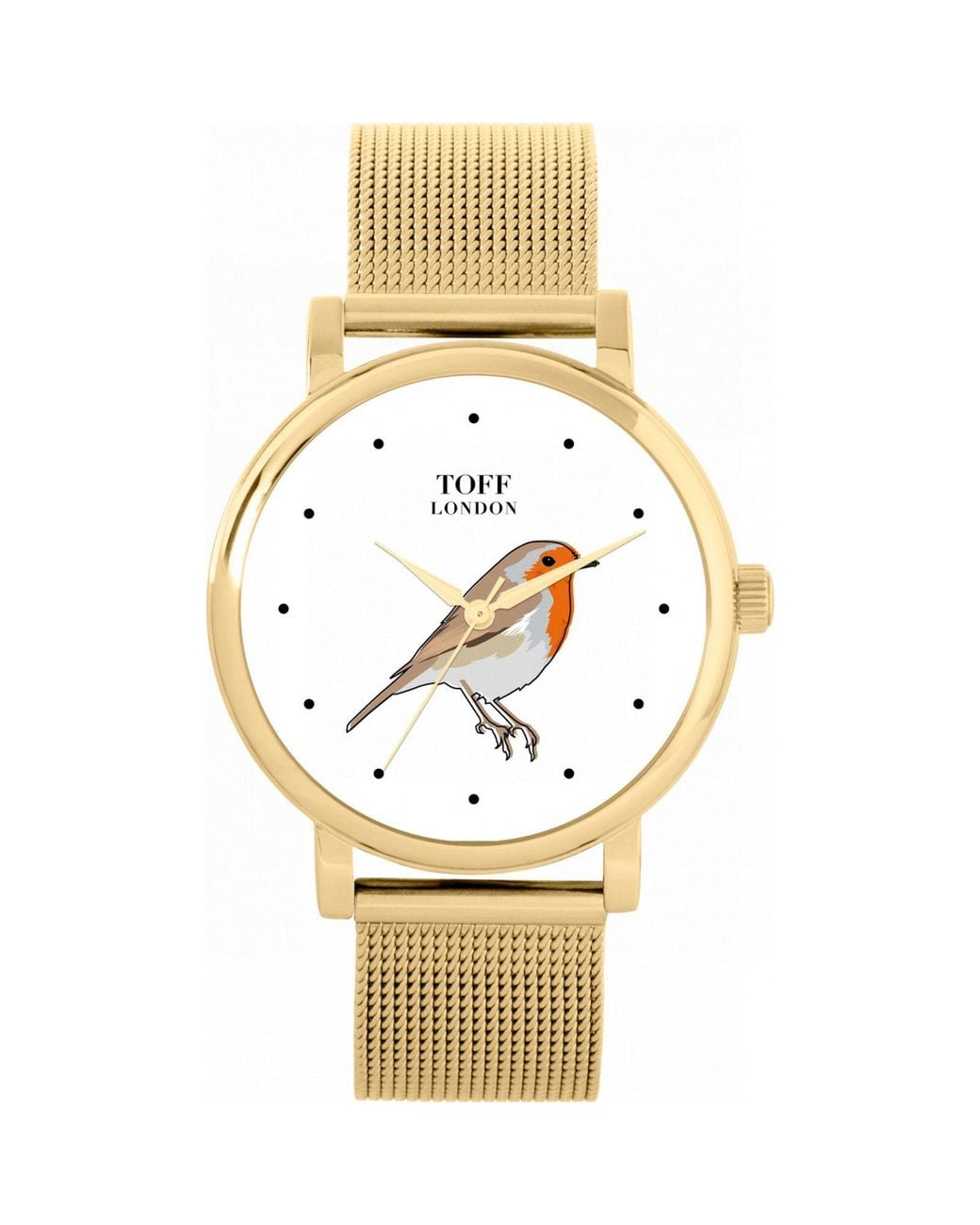 Toff London Metallic Birds Watch