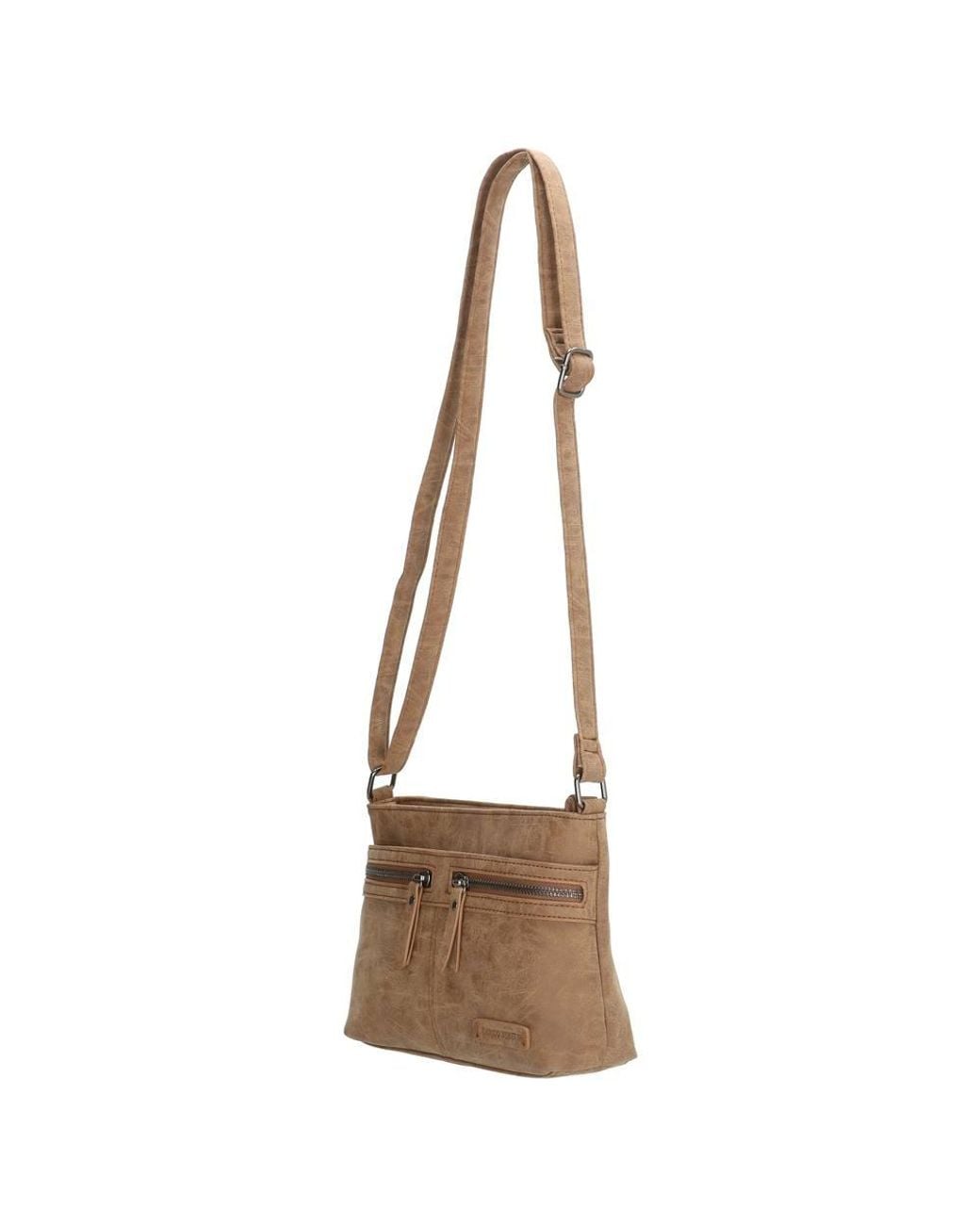 Enrico Benetti Brown Noumea Single Handle Vegan Leather Handbag