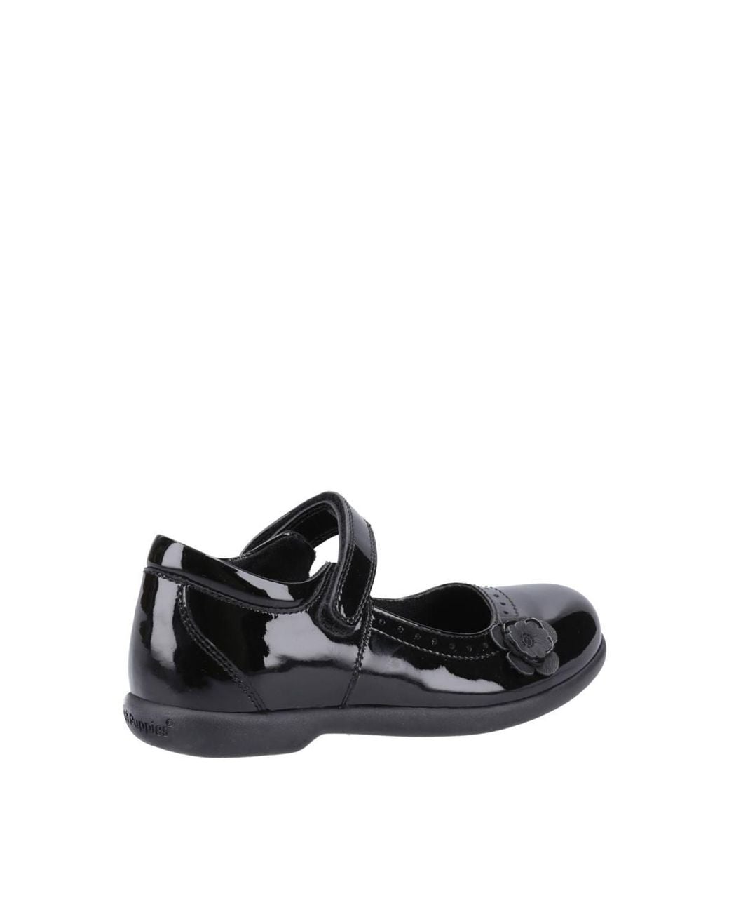 Hush Puppies White Bethany Patent Senior Shoe
