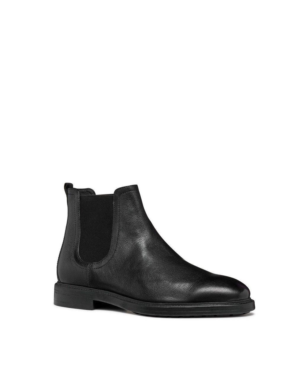Geox Black U Tiberio A Ankle Boots