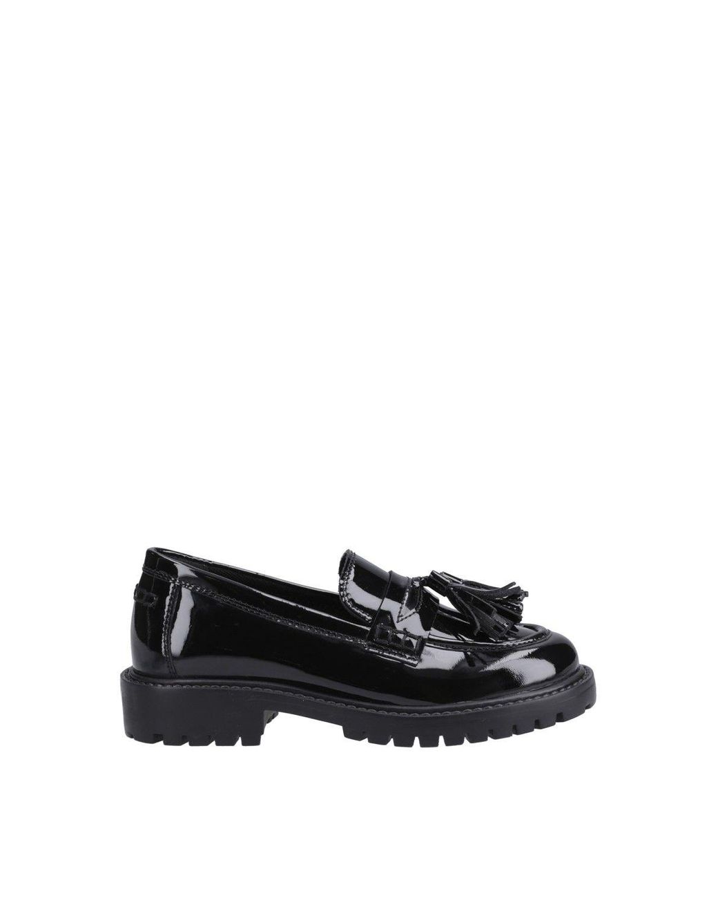 Hush Puppies Black Abigail Patent Senior Shoe