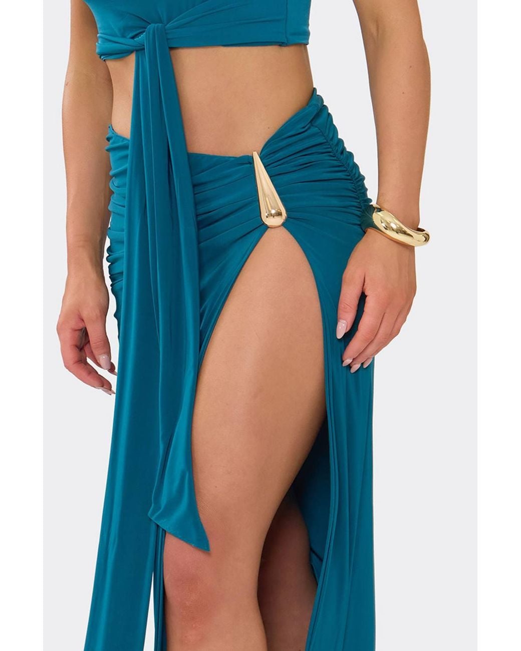 EGO Blue Maxi Skirt