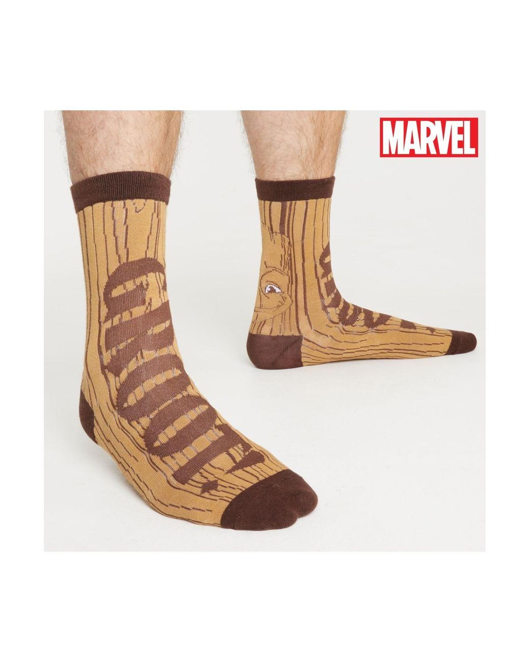Marvel White Groot Socks 5 Pack for men