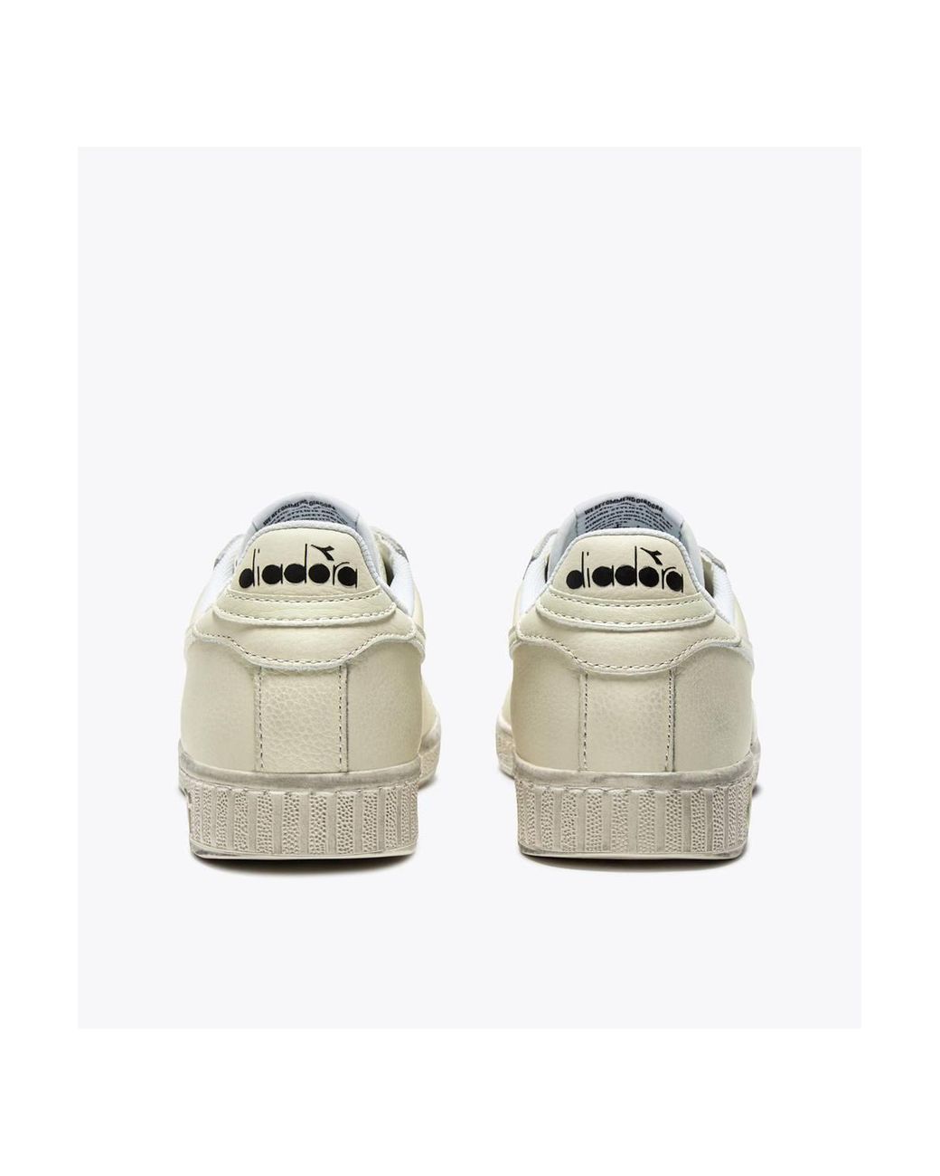 Diadora White Game L Low Waxed Trainer for men