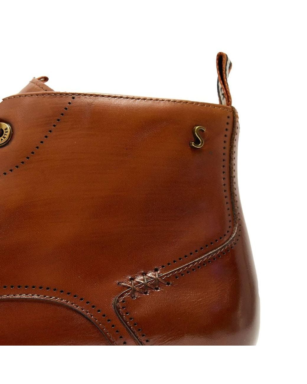Simon Carter Brown Dober Chukka Boots for men