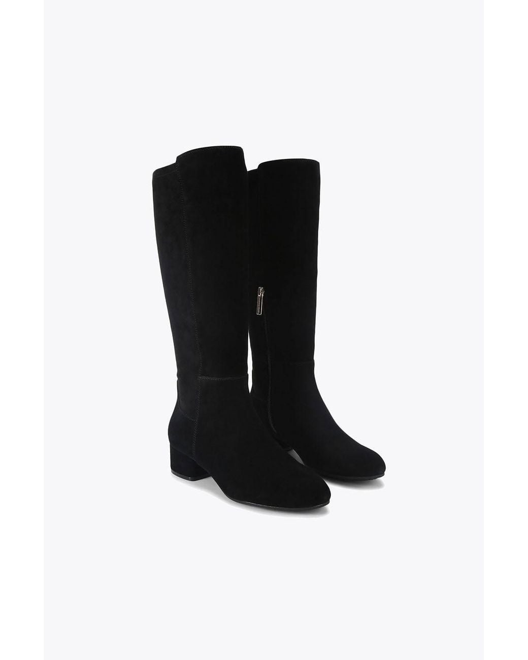 KG by Kurt Geiger Black 'Tabina High Leg' Suede Boots