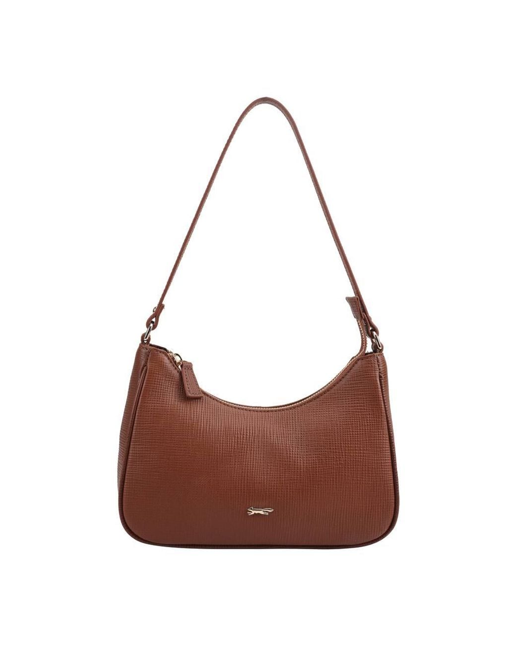Paul Costelloe Brown Delphine Leather Shoulder Bag