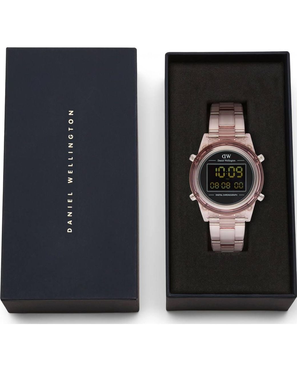 Daniel Wellington Pink Dw00100764 Retro Digital 36Mm Quartz Watch