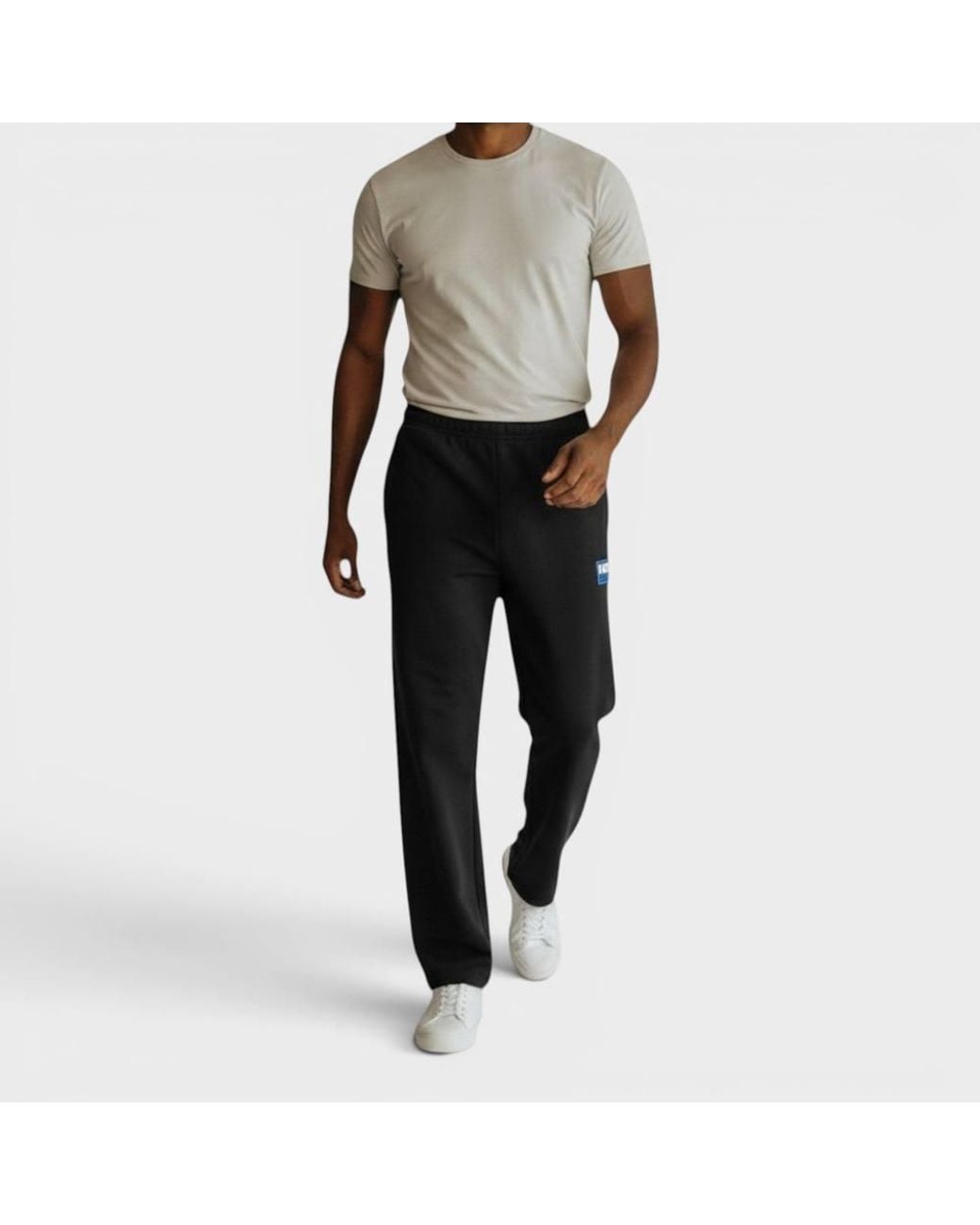 Heron Preston Black Logo Real Estate Os Sweatpants for men