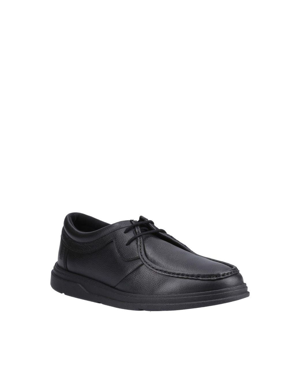 Hush Puppies Black Ronan Mocc Toe Senior for men