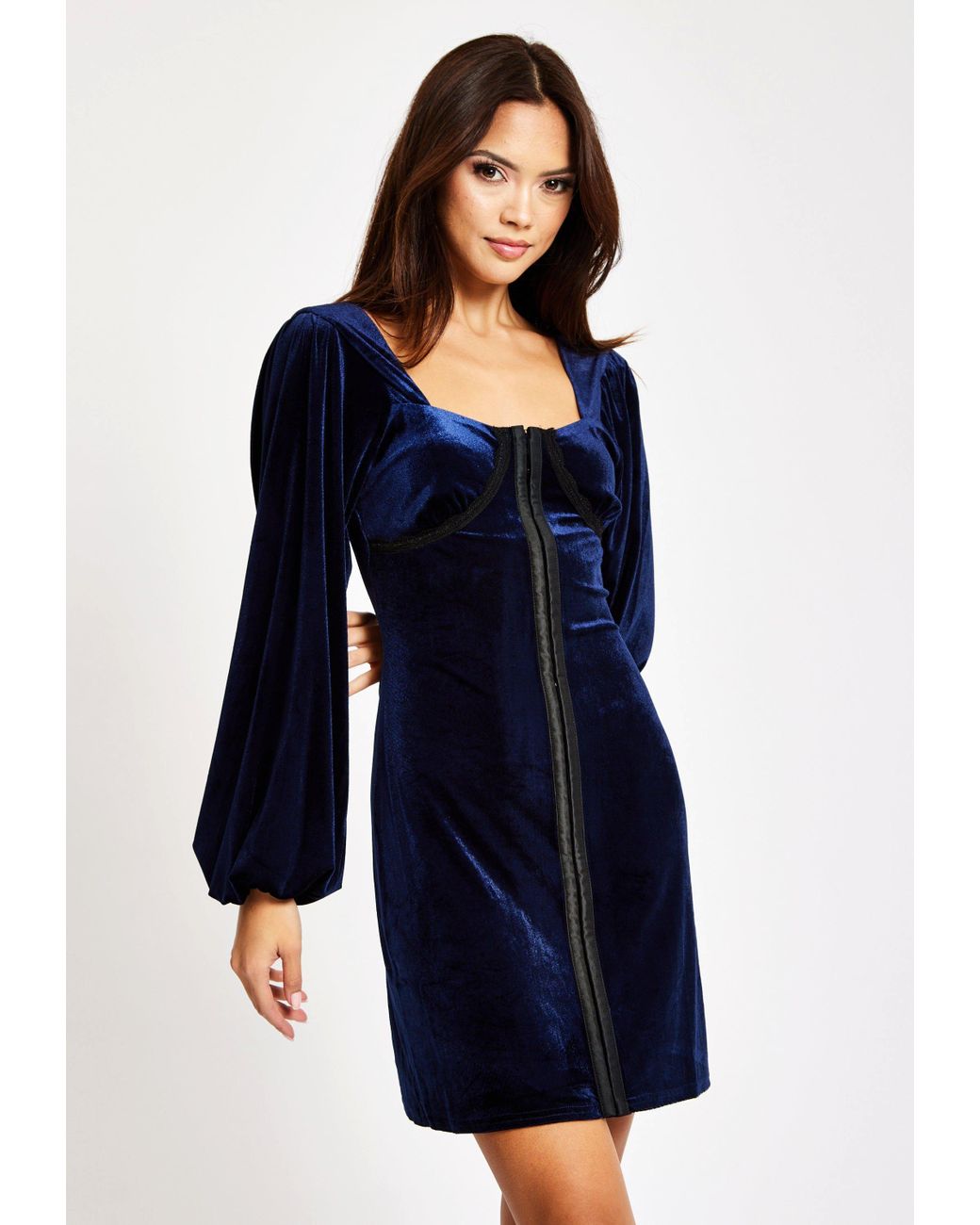 Blue velvet deals dress debenhams