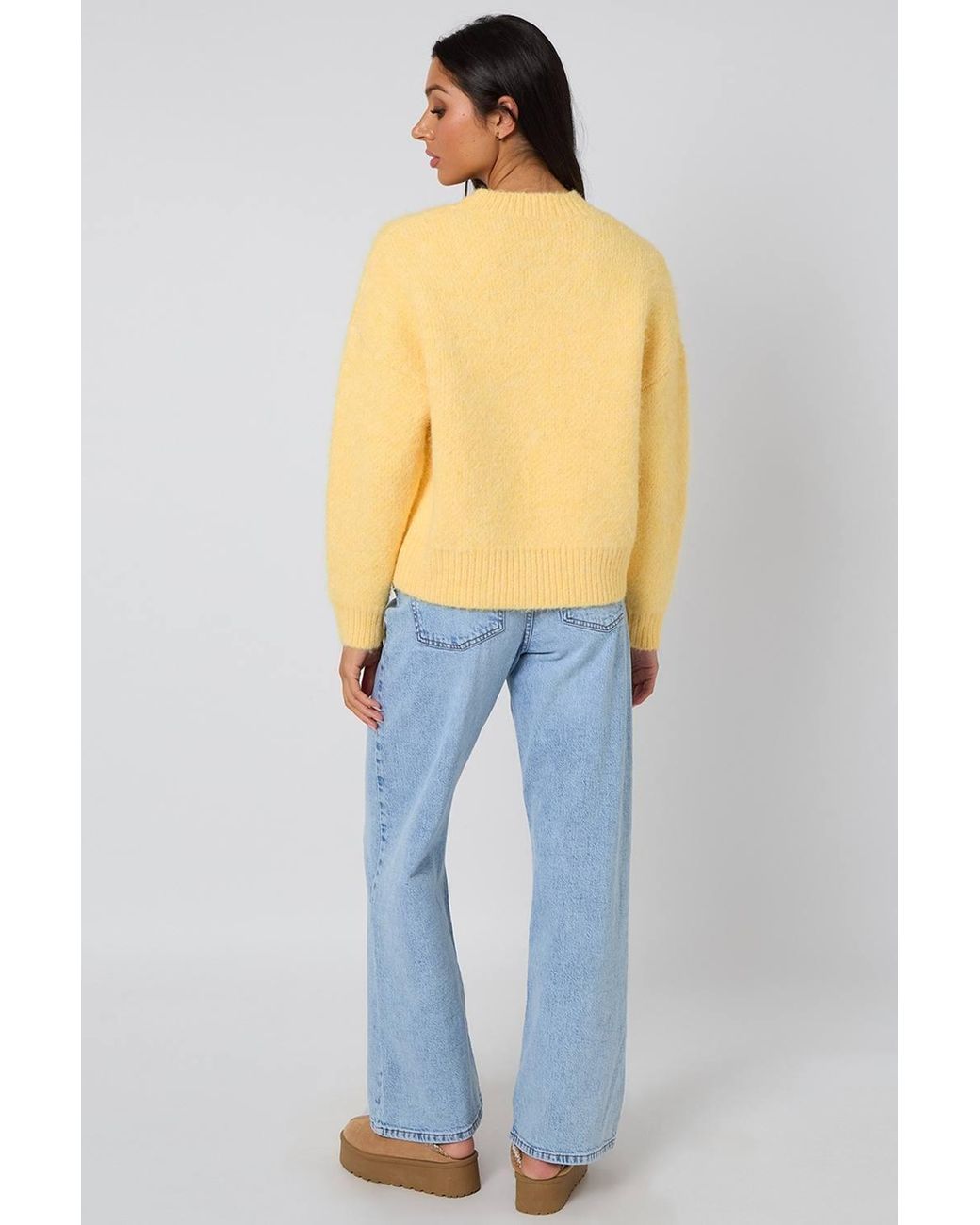 Urban Bliss Blue Wool Blend Jumper