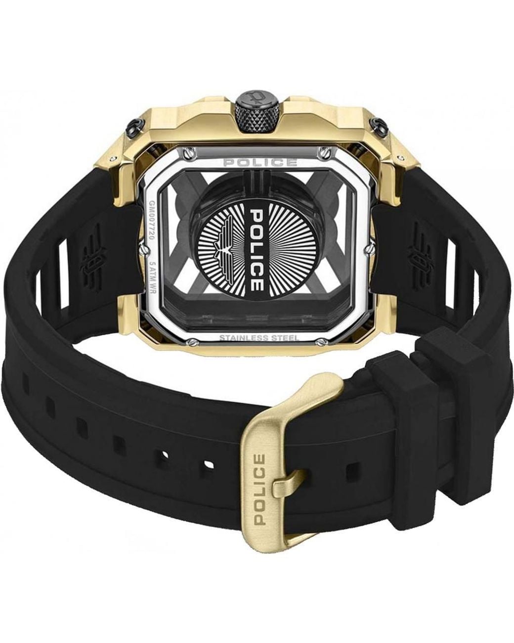 Police Black Pewgm0072003 Urban 45Mm Quartz Watch for men