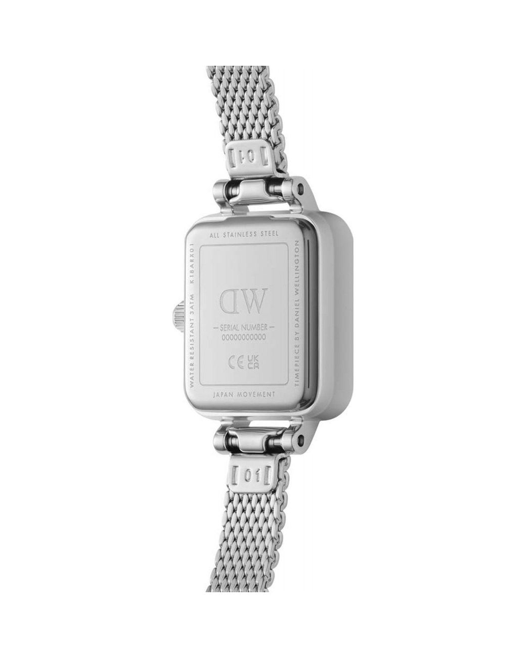 Daniel Wellington Metallic Dw00100732 Quadro 15Mm Quartz Watch