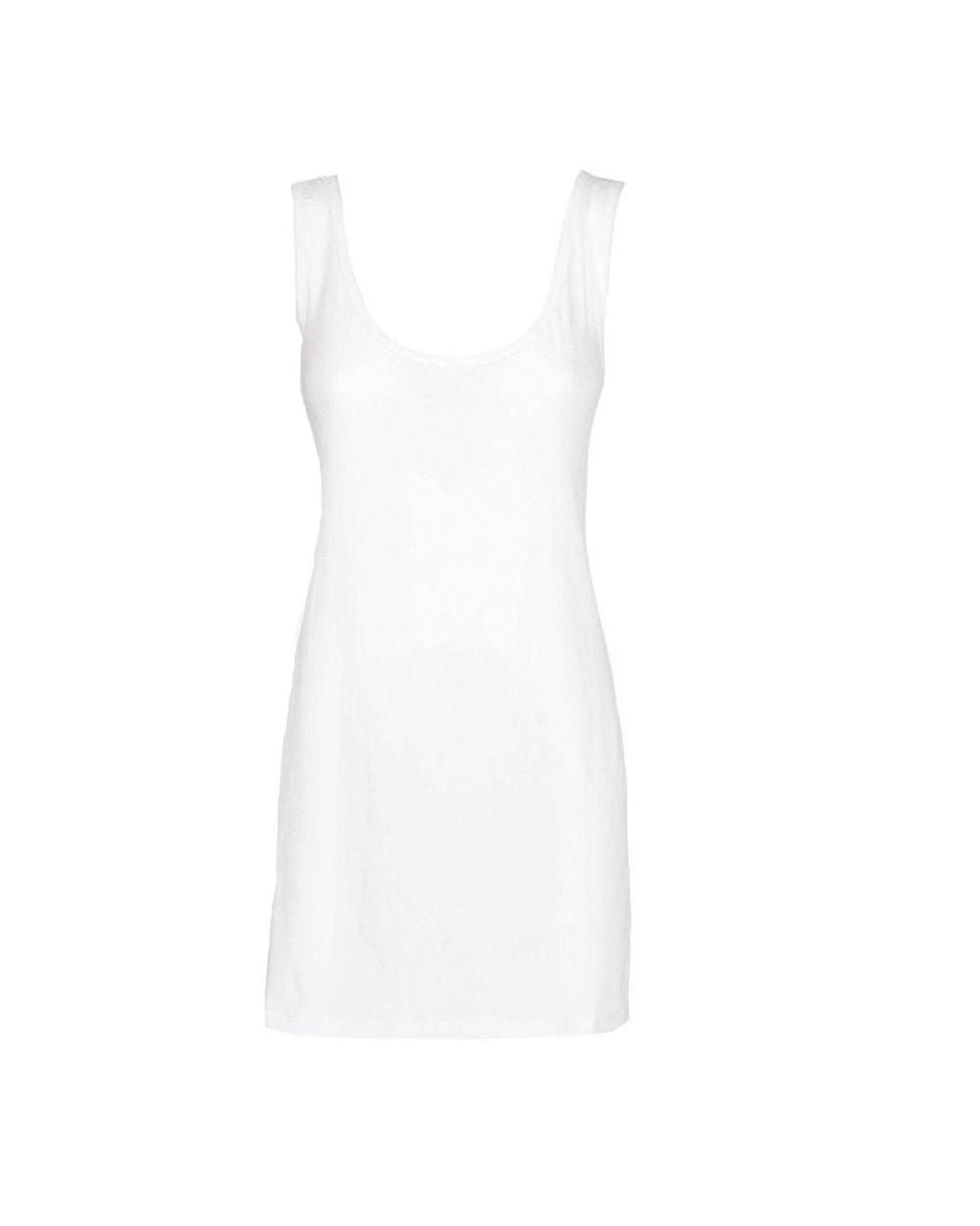 Keanu White Cotton Blend Vest Top Pack Of 2