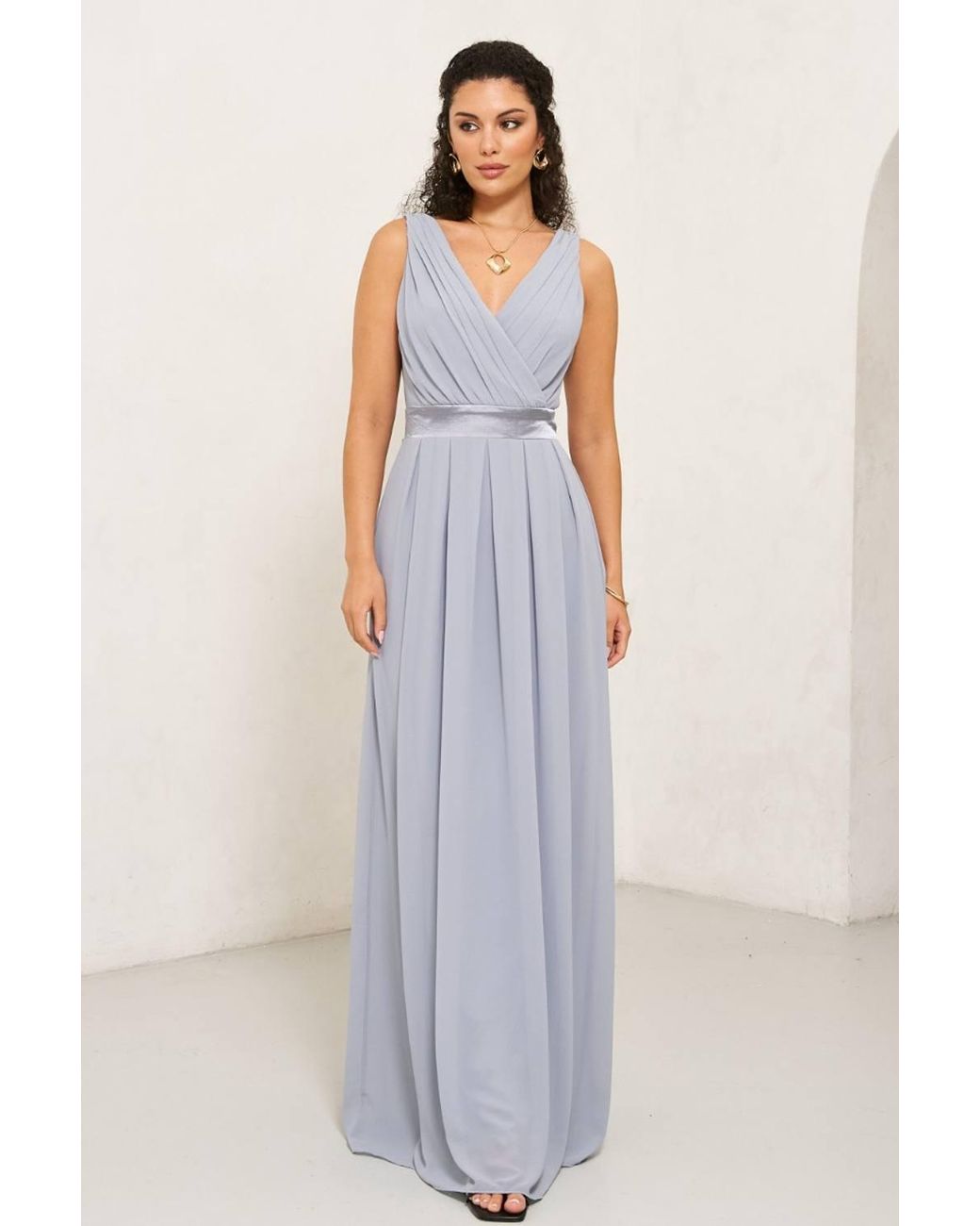 TFNC London Blue Kily Maxi Dress