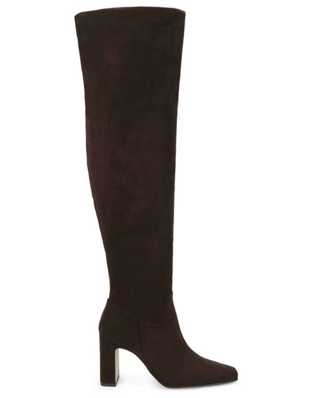 Steve Madden Black 'Fair Play Suedette' Suedette Boots