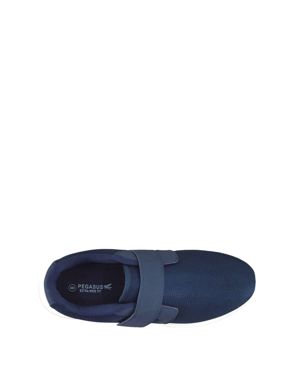 Chums Blue Touch Fastening Canvas Shoes for men
