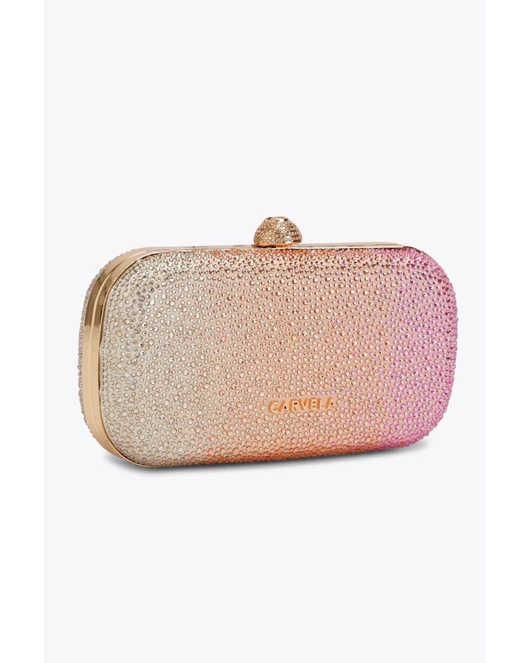 Carvela Kurt Geiger Pink 'Cecilia Hard Clutch' Bag