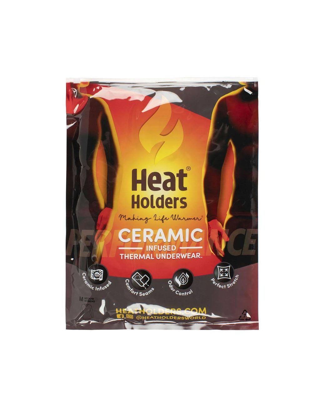 Heat Holders Black Ultra Lite Fleece-Lined Thermal Top
