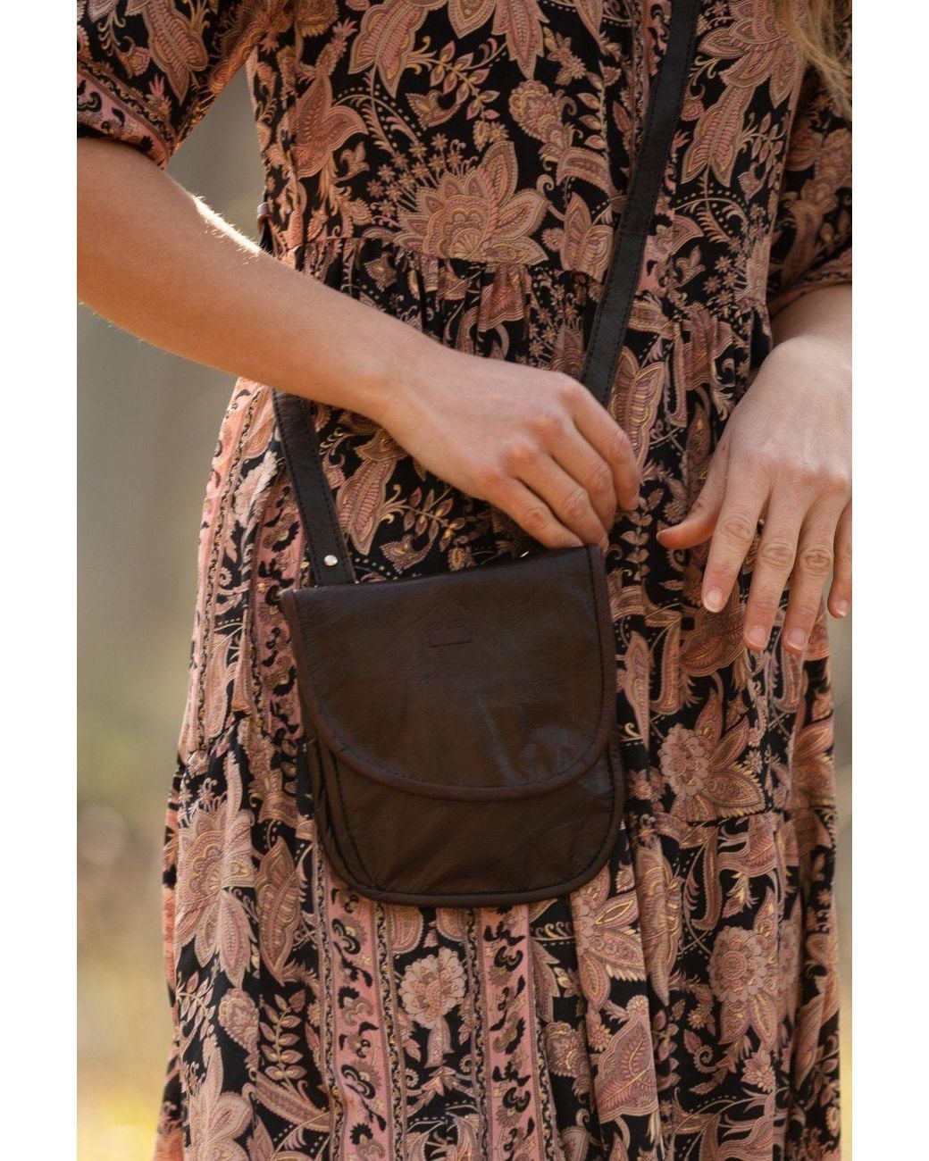 Berber Leather Black 'The Kenitra' Leather Travel Pouch