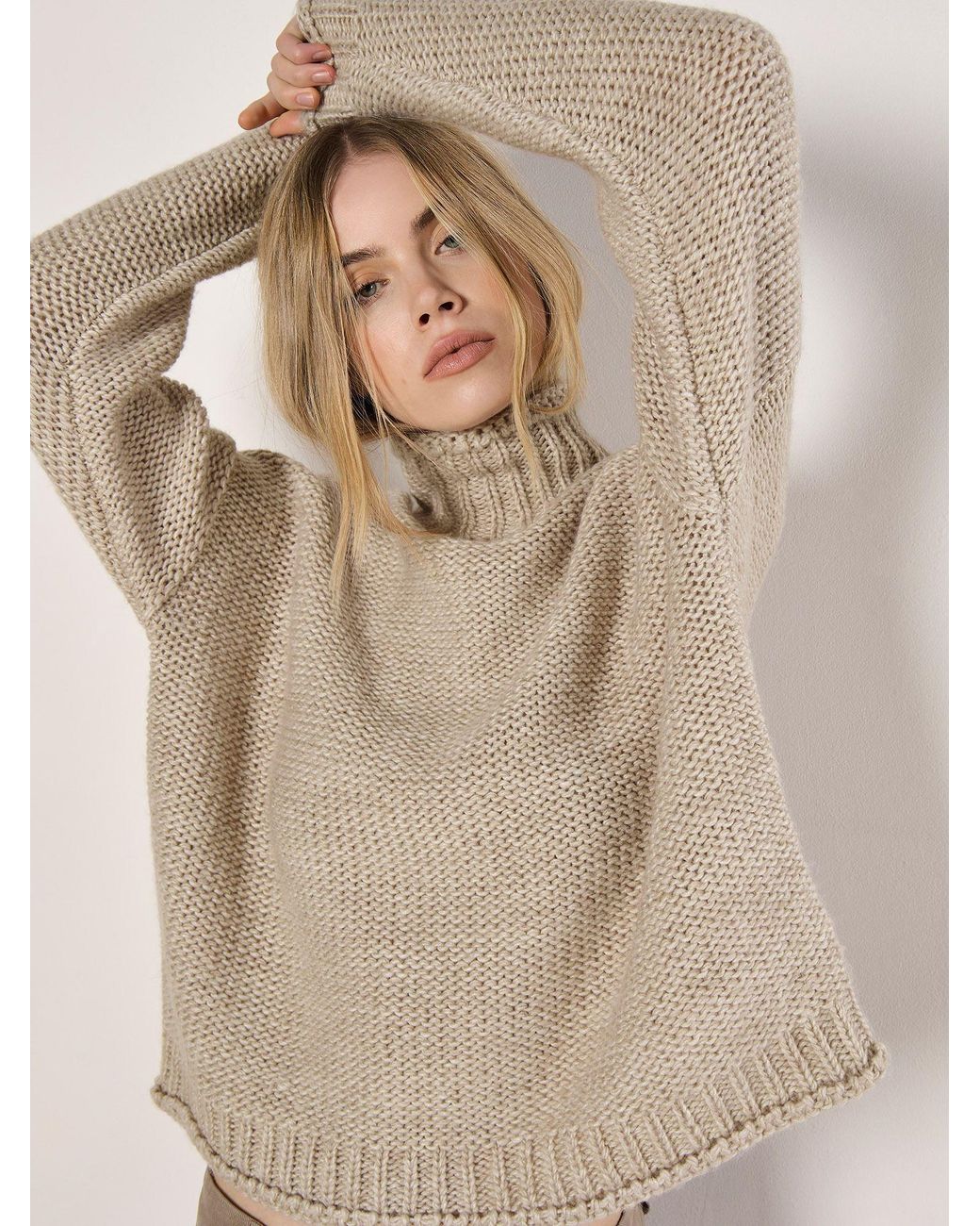 Apricot Natural Oversized Chunky Knit Jumper