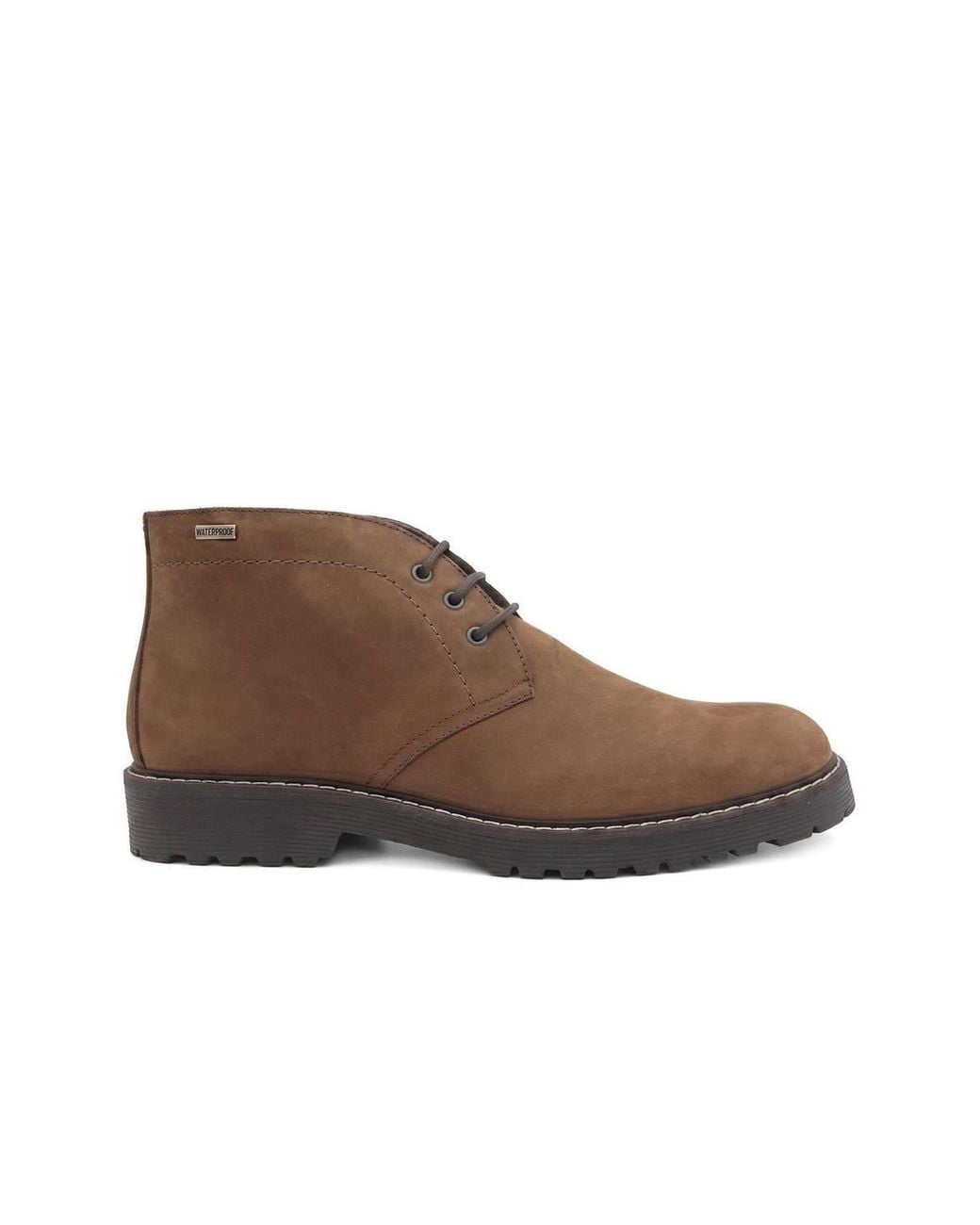Jones Bootmaker Brown Hartland Waterproof Leather Boots for men