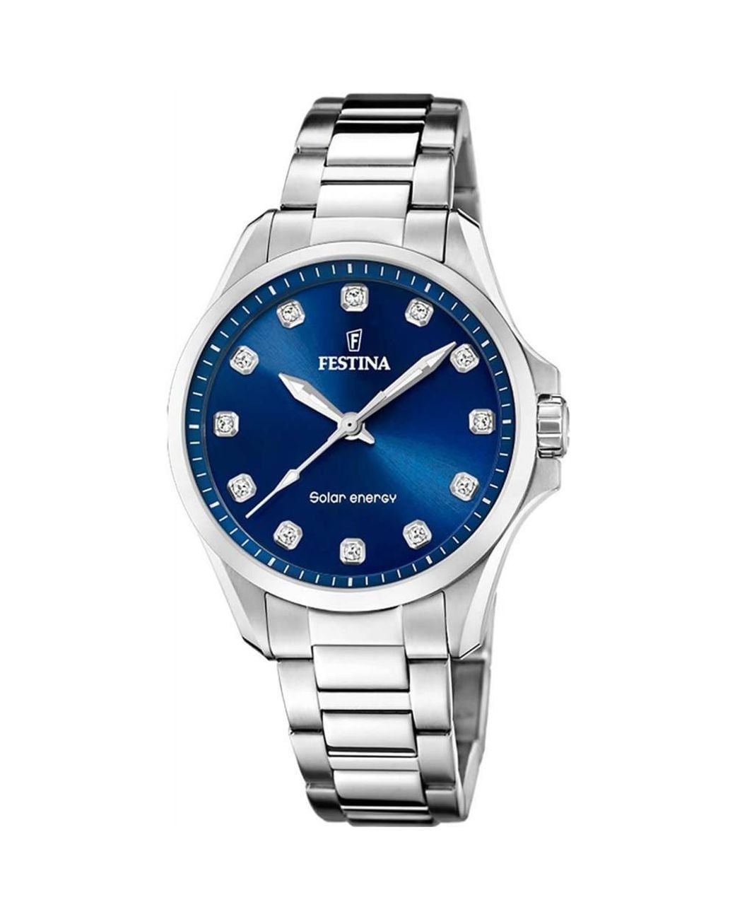 Festina Metallic F20654-4 Solar Energy 34Mm Quartz Watch