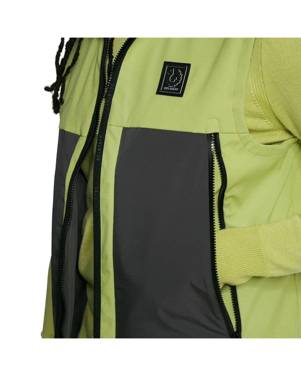 Belstaff Green Ratio Lime Gilet Jacket for men