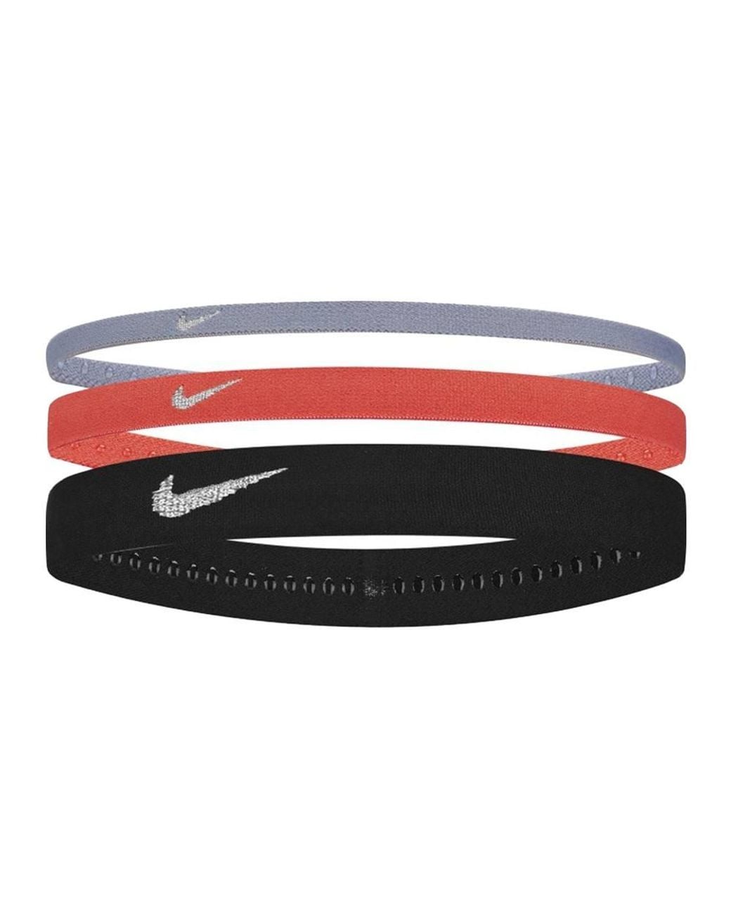 Nike Red Flex Classic Headband (Pack Of 3)