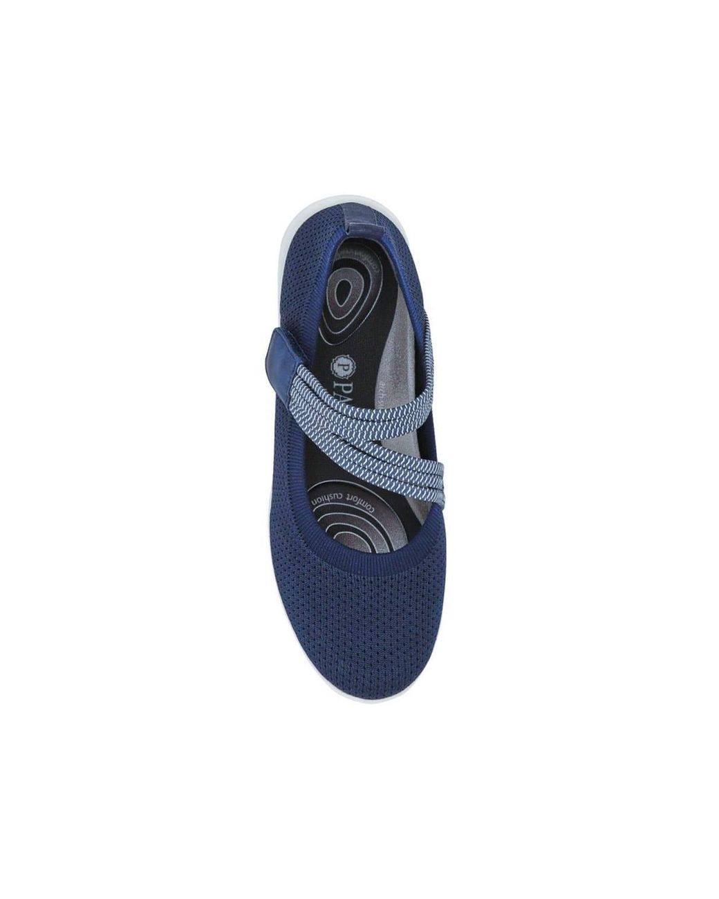 Pavers Blue Casual Trainer Pumps