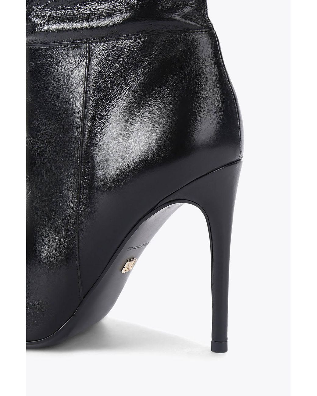 KG by Kurt Geiger Black 'Tigerlily' Leather Boots