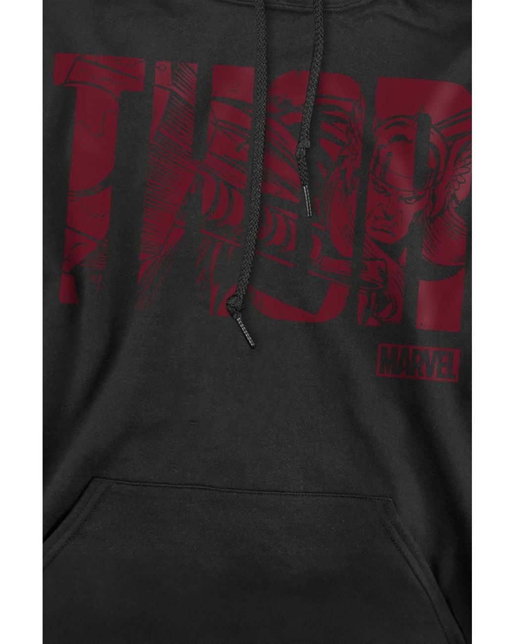 Marvel Black Thor Text Hoodie