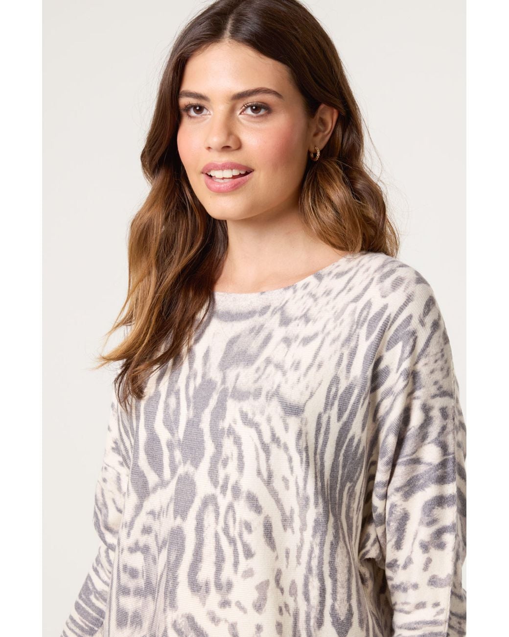 Blue Vanilla Natural Long Sleeve Round Neck Jumper