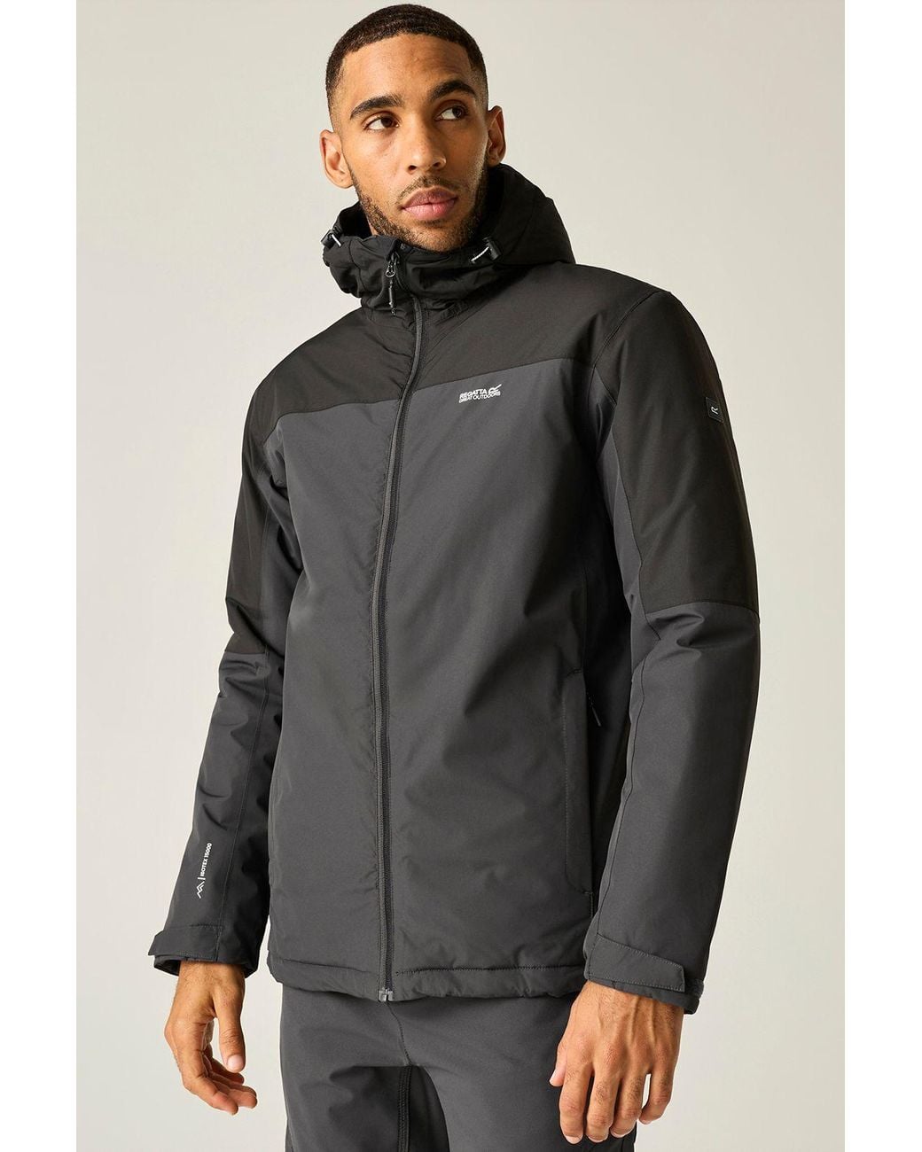 Regatta Black Thornridge Waterproof Insulated Jacket for men
