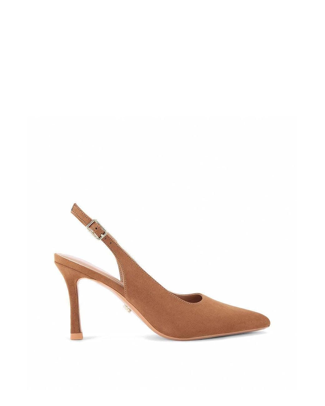 Carvela Kurt Geiger White 'Corletta Sling Court' Fabric Heels